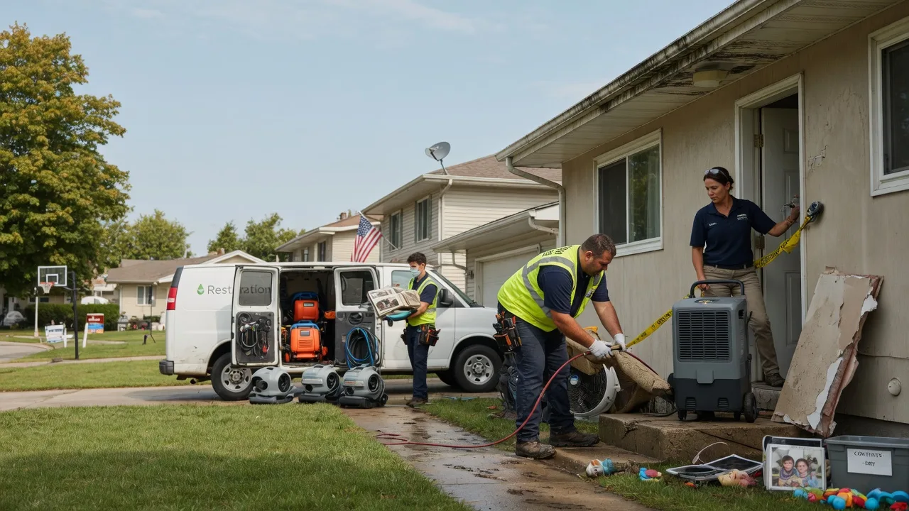 Water Damage Restoration in Plover, IA near me
